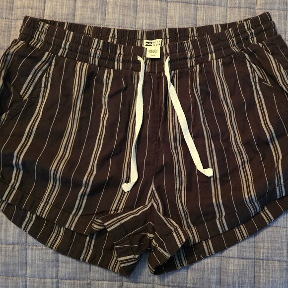 Women's Billabong Striped Shorts - Picture 2 of 4